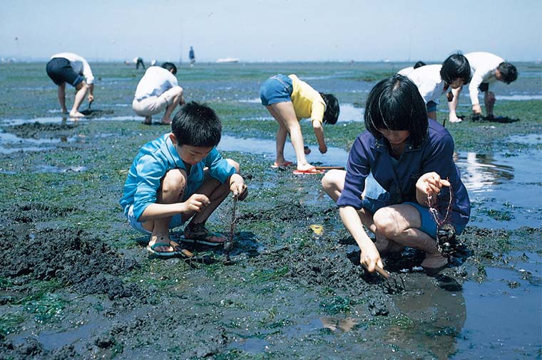 潮干狩り