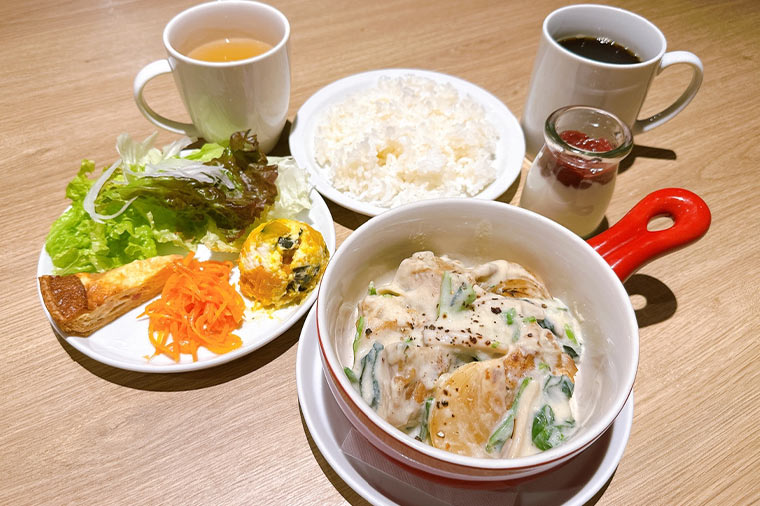 那須どりのクリーム煮ランチ