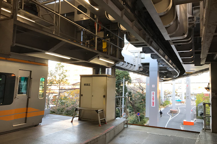 湘南モノレール車両基地見学