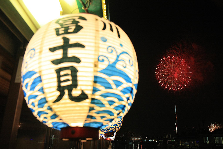 隅田川花火大会・屋形船 深川