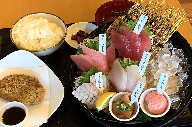 バンノウ水産・マグロ三昧6種盛り膳