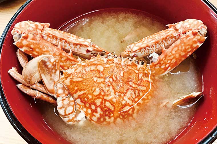 那珂湊ヤマサ水産・カニ汁