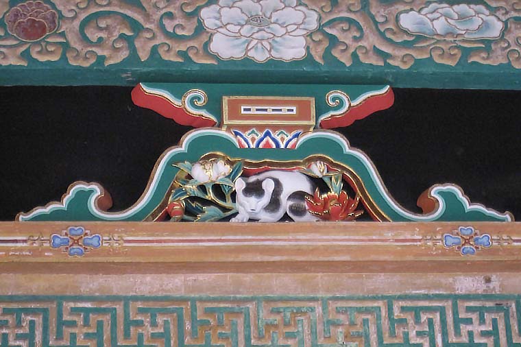 日光東照宮・眠り猫