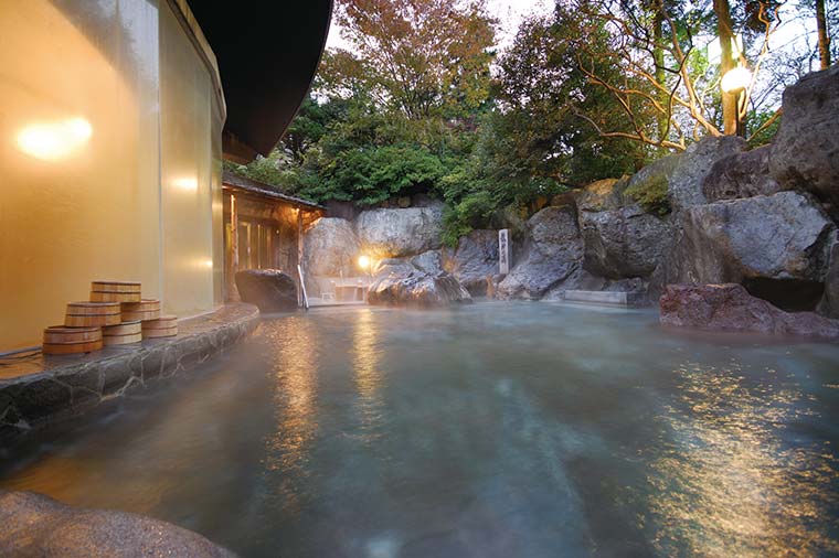 水明館・露天風呂