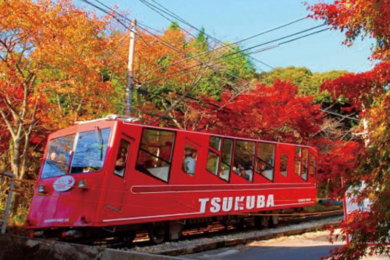 筑波山ケーブルカー（秋）