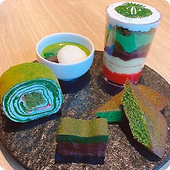 抹茶スイーツ5点