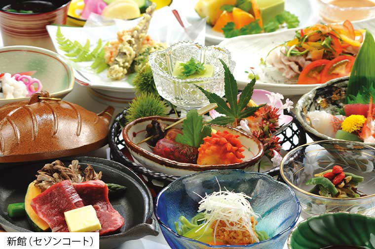 ホテルルーセントタカミヤ新館（セゾンコート）夕食