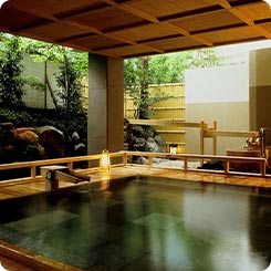 四万グランドホテル露天風呂