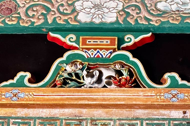 日光東照宮・眠り猫