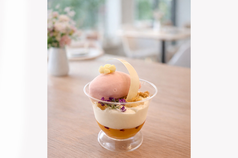 黒田養蜂園・はちみつパフェ付