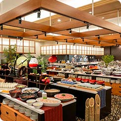 丸峰観光ホテル夕食・バイキング