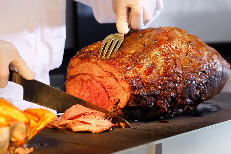 ホテルニューオータニ・ビュッフェ・ローストビーフ