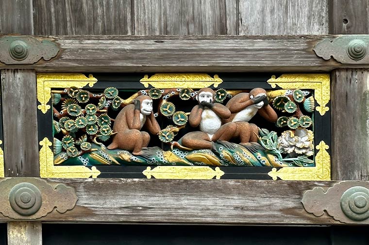 日光東照宮・三猿