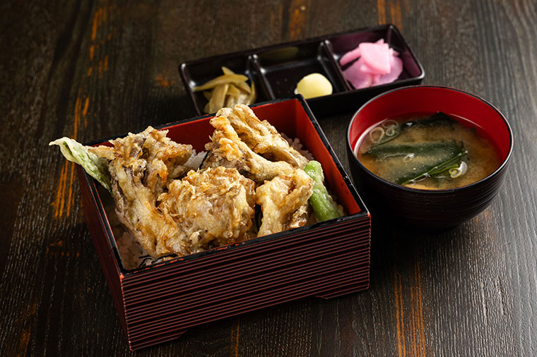 湯沢高原ロープウェイ・魚沼舞茸天丼