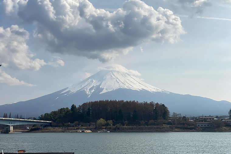 河口湖遊覧船天晴