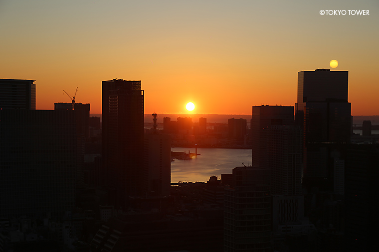 東京タワー・初日の出（2025年の様子）