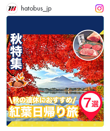紅葉日帰り特集選