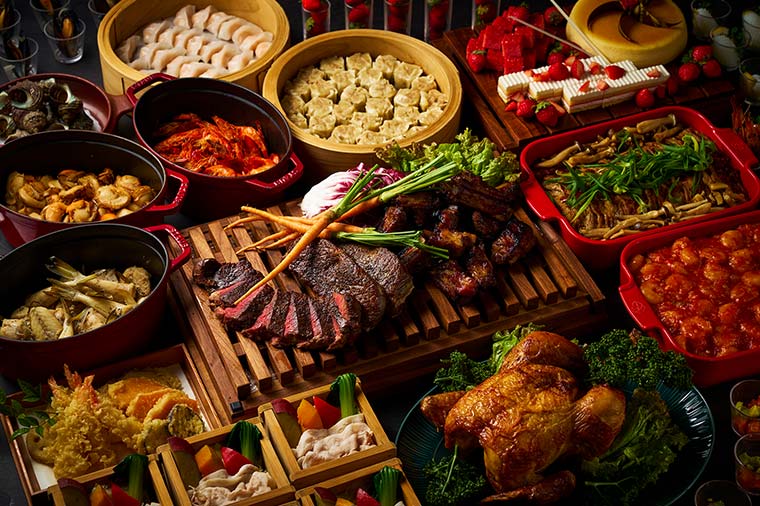 夕食ビュッフェ